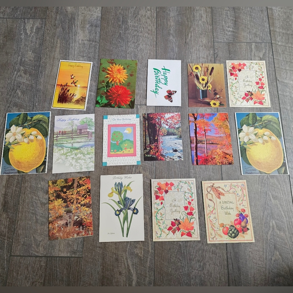 Colorful Greeting Card Set